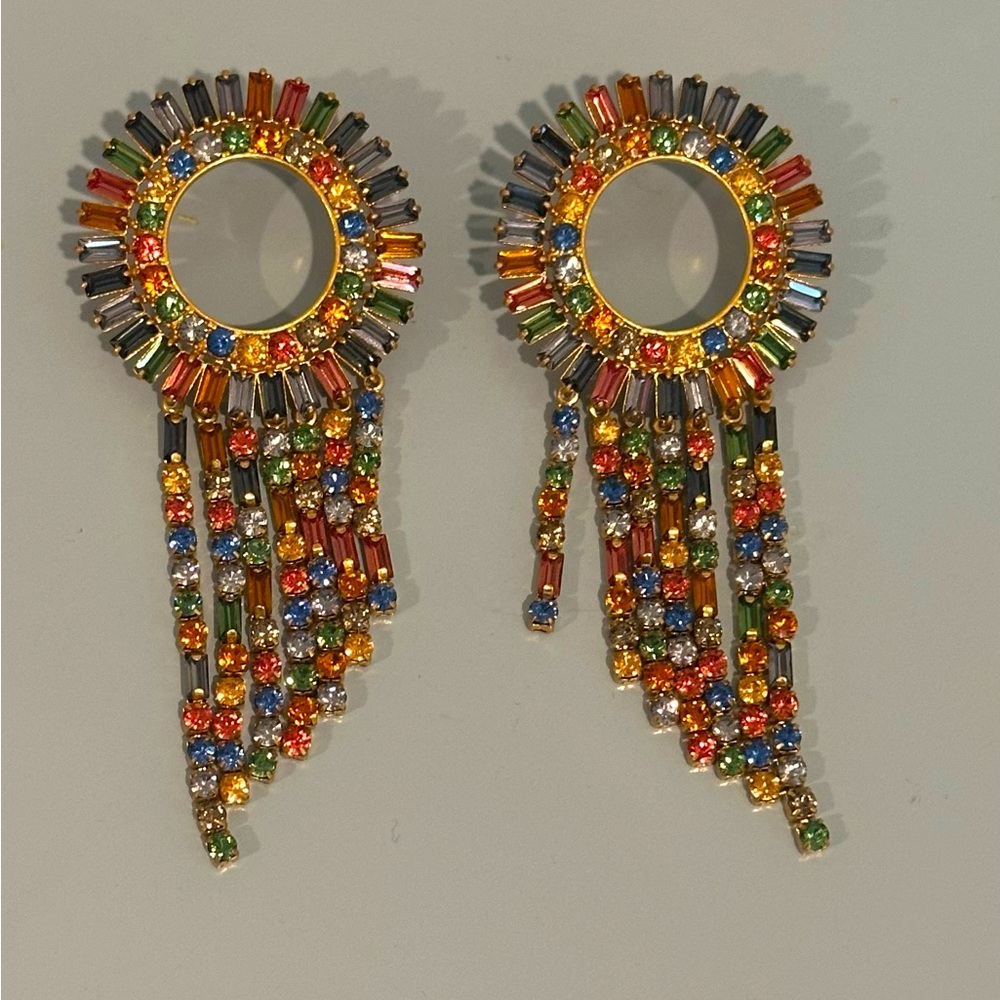 Gorgeous J Crew multi-colored earrings